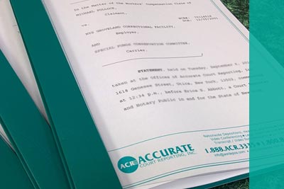 deposition stenography services